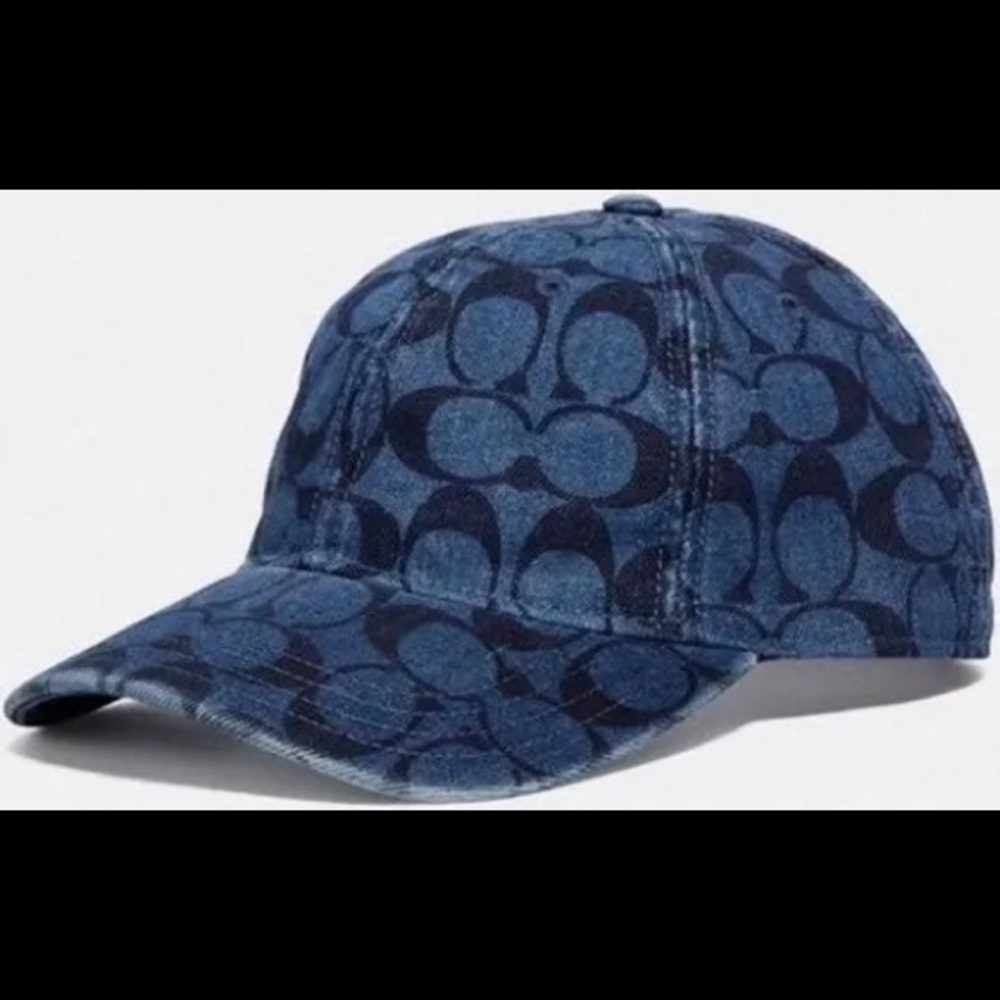 Coach Signature Hat Denim